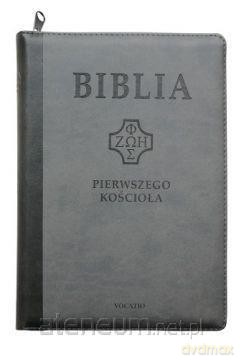 Biblia pierwszego Kościoła z paginatorami szara [KSIĄŻKA]