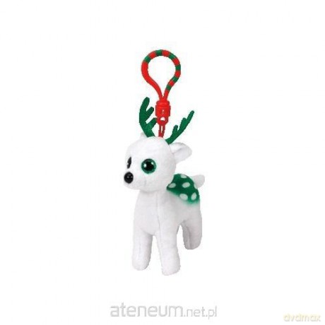 Beanie Boos peppermint - biały renifer