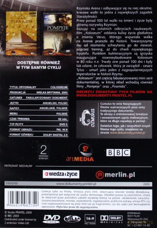Koloseum - Rzymska Arena Śmierci (BBC) [DVD]