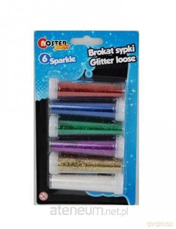 Brokat sypki 7g 6 kolorów sparkle
