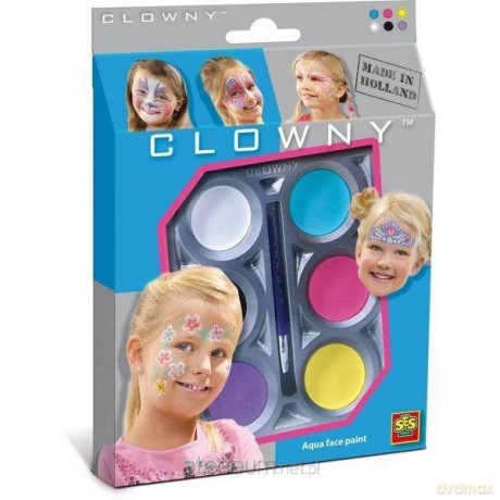 Clowny - Farby wodne do mal.arzy dla dziewczyn