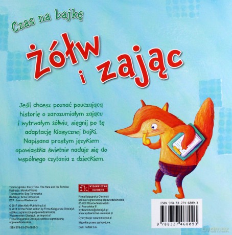 Czas na bajkę: Żółw i zając [KSIĄŻKA]