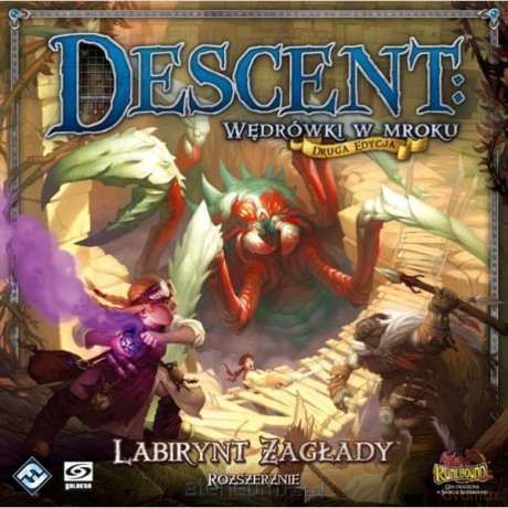 Descent: Wędrówki w mroku Labirynt zagłady [GRA PLANSZOWA]