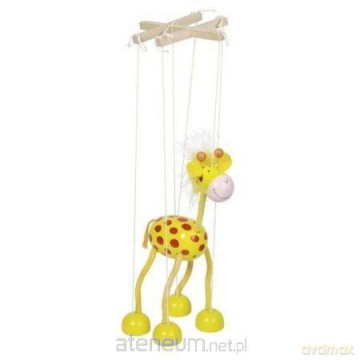 Drewniana marionetka Żyrafa
