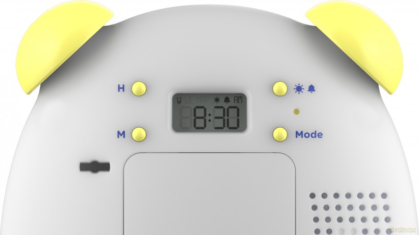 DUMEL Duszek budzik lampka