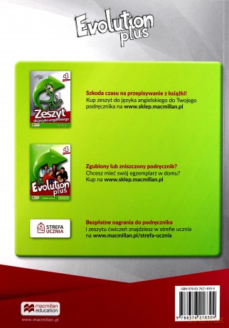 Evolution Plus 4 ćwiczenie [KSIĄŻKA]