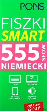 Fiszki Smart 555 słów. Niemiecki [KSIĄŻKA]