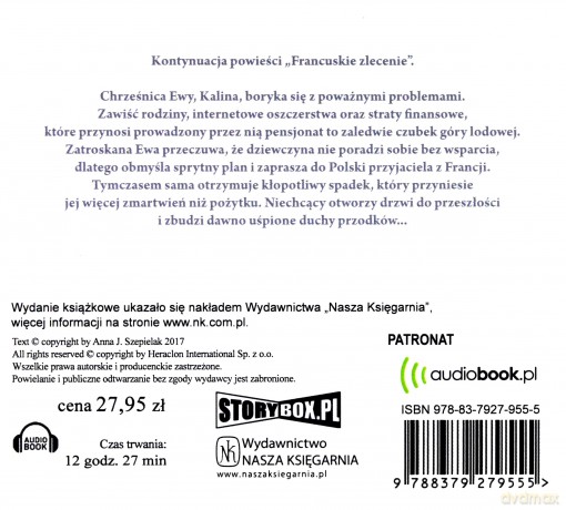 Francuski klejnot - Anna J. Szepielak [AUDIOBOOK]