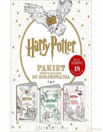 Harry Potter. Pakiet trzech książek do kolorowania [KSIĄŻKA]