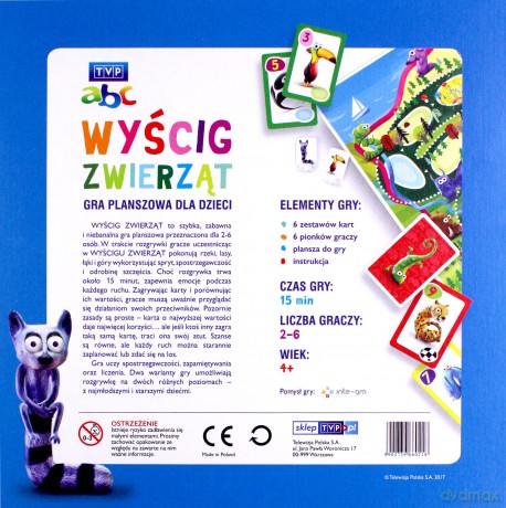 Wyścig zwierząt [GRA PLANSZOWA]