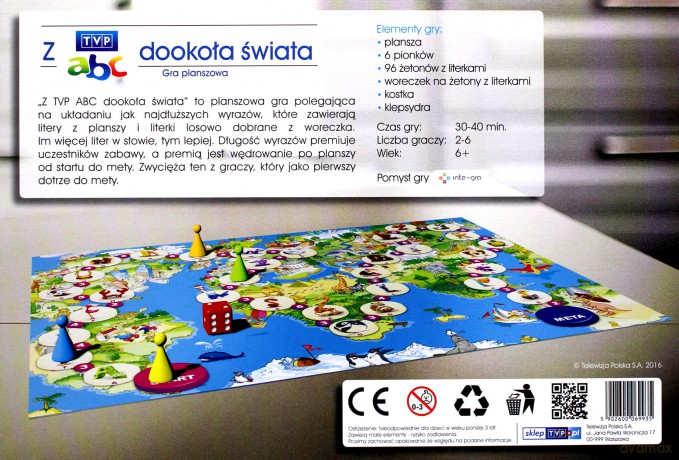 Z TVP ABC dookoła świata [GRA PLANSZOWA]