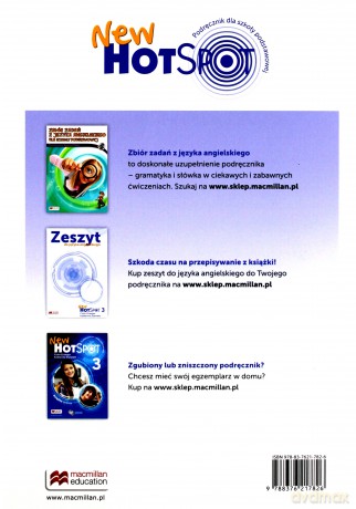 Hot Spot New 3 ćwiczenie wersja podstawowa [KSIĄŻKA]