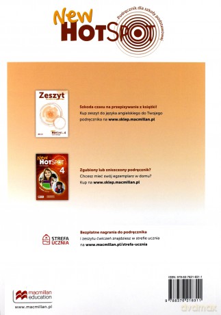 Hot Spot New 4 ćwiczenie [KSIĄŻKA]