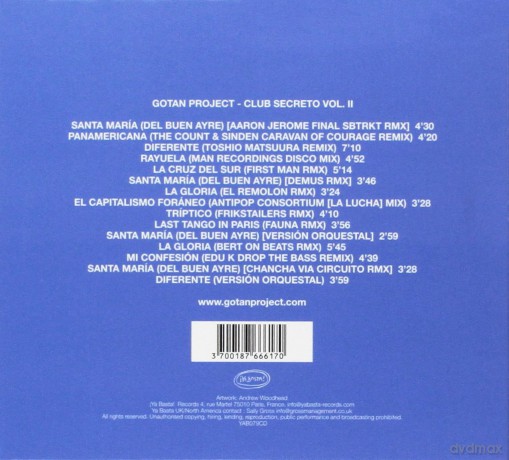 Gotan Project: Club Secreto vol. II [CD]