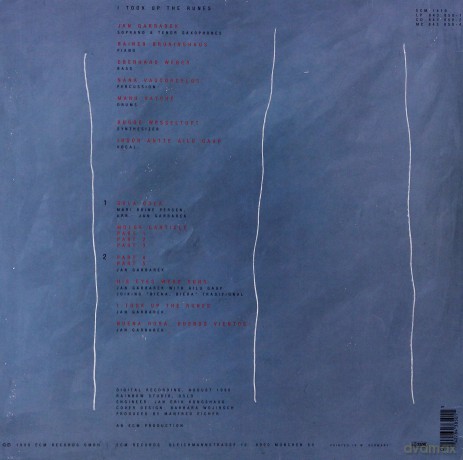 Jan Garbarek: I Took Up The Runes [Winyl]