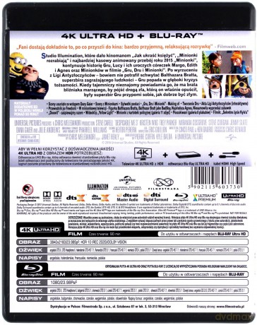 Gru, Dru i Minionki [Blu-Ray 4K]+[Blu-Ray]