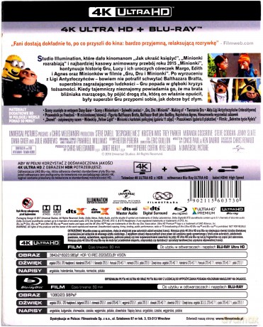 Gru, Dru i Minionki [Blu-Ray 4K]+[Blu-Ray]