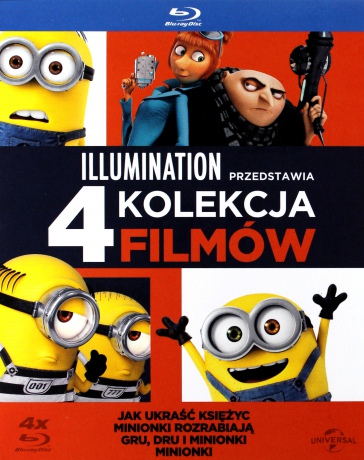 Minionki 1-4 [BOX] [4xBlu-Ray]