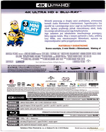 Minionki rozrabiają [Blu-Ray 4K]+[Blu-Ray]
