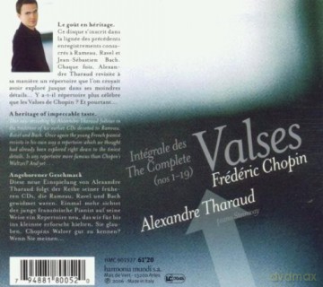 Chopin: Valses (digipack) [CD]