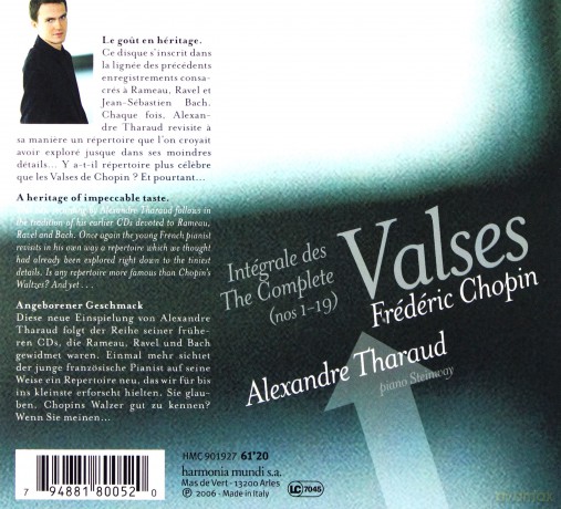 Chopin: Valses (digipack) [CD]