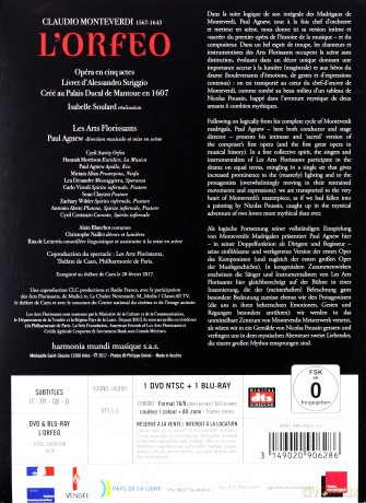 Les Arts Florissants & Agnew: Orfeo [Blu-Ray]
