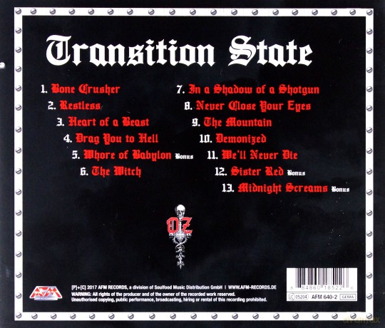 Oz: Transition State [CD]