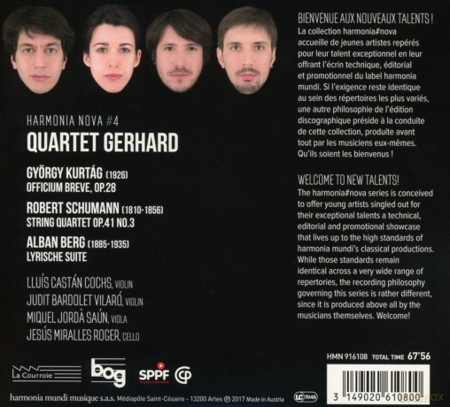 Quartet Gerhard: Quartet Gerhard [CD]