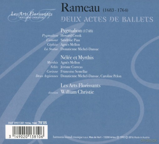 Rameau: Pygmalion (digipack) [CD]