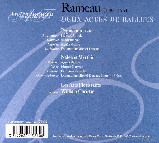 Rameau: Pygmalion (digipack) [CD]