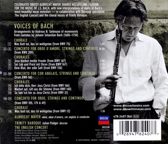Albrecht Mayer: Voices Of Bach (PL) [CD]