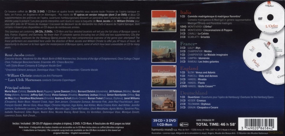 Opera Baroque [BOX] [BOX] (39CD]+[3DVD]