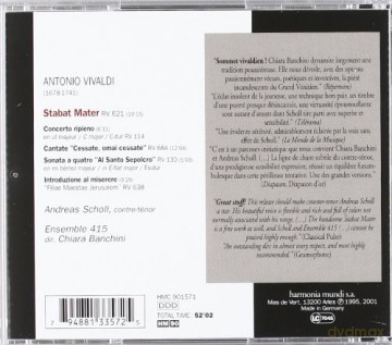 Vivaldi: Stabat Mater [CD]