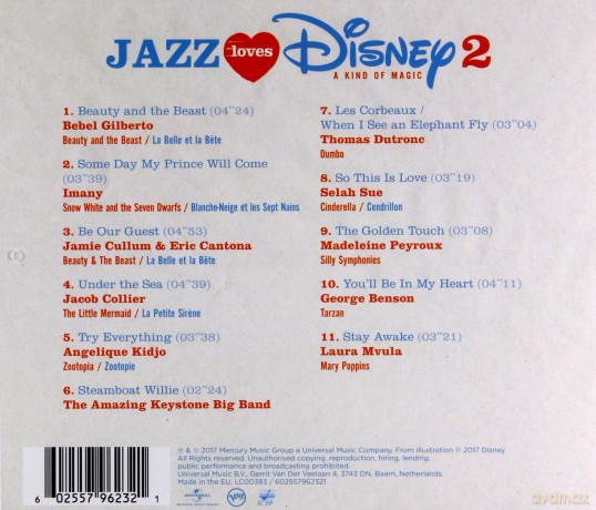 Jazz Loves Disney Vol. 2 - Kind Of Magic [CD]