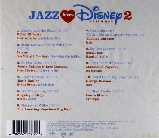 Jazz Loves Disney Vol. 2 - Kind Of Magic (PL) [CD]