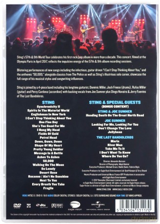 Sting: Live At The Olympia Paris (PL) [DVD]