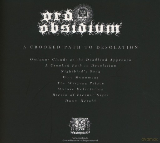 Ordo Obsidium: A Crooked Path To Desolation (digipack) [CD]