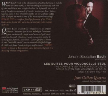 Bach: Cello Suites Jean Guihen Queyras (digipack) [3CD]