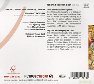 Bach: Magnificat BWV243a (digipack) [CD]