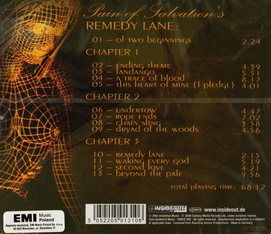 Pain Of Salvation: Remedy Lane [CD]