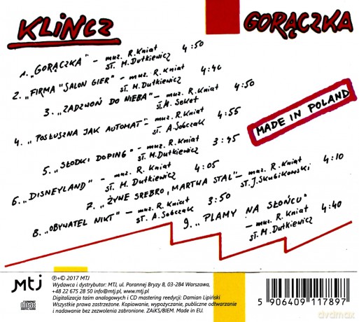 Klincz: Gorączka [CD]