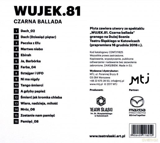 Wujek.81: Czarna ballada [CD]