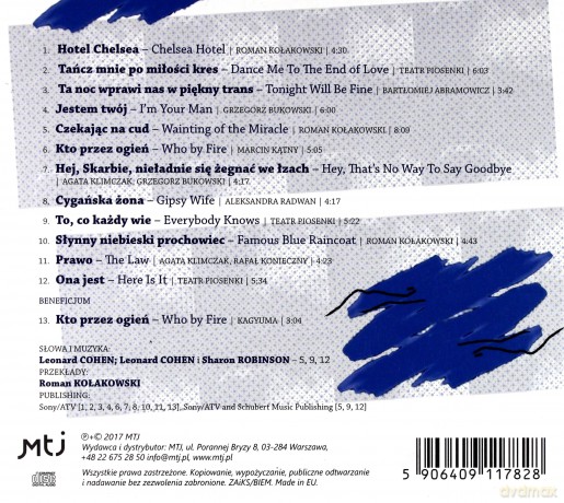 Teatr Piosenki: Leonard Cohen: Słynny Niebieski Prochowiec [CD]
