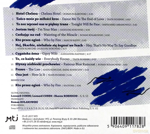 Teatr Piosenki: Leonard Cohen: Słynny Niebieski Prochowiec [CD]