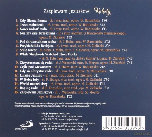 Sinfonia Varsovia: Zaśpiewam Jezuskowi [CD]