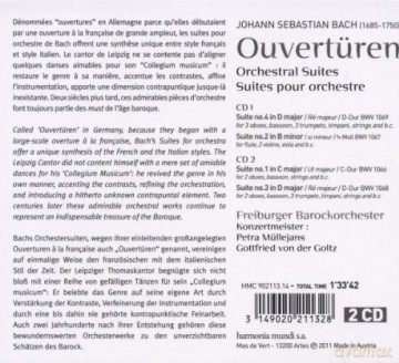Bach: Ouverturen Complete Orchestral Suites (digipack) [2CD]