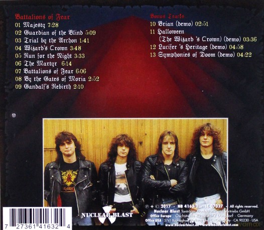 Blind Guardian: Battalions Of Fear (Remastered 2017) [CD]
