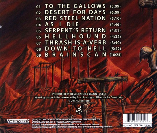 Desecrator: To The Gallows [CD]