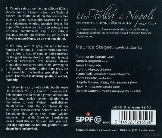 Maurice Steger: Una Follia Di Napoli [2CD]