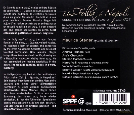 Maurice Steger: Una Follia Di Napoli [2CD]